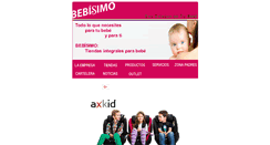 Desktop Screenshot of bebisimo.com