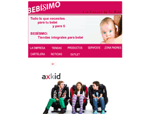 Tablet Screenshot of bebisimo.com